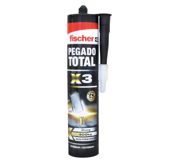 fischer adhesivos de montaje extrafuerte y agarre inmediato, Blanco, 290 ml